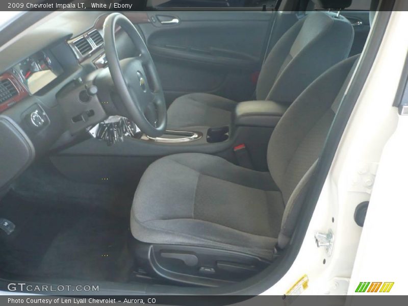 White / Ebony 2009 Chevrolet Impala LT