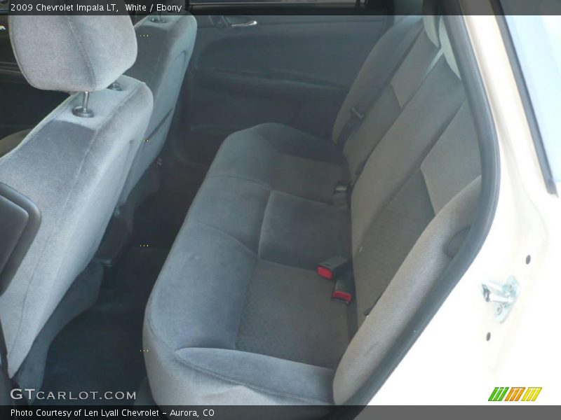 White / Ebony 2009 Chevrolet Impala LT