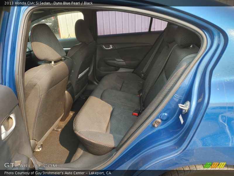 Dyno Blue Pearl / Black 2013 Honda Civic Si Sedan
