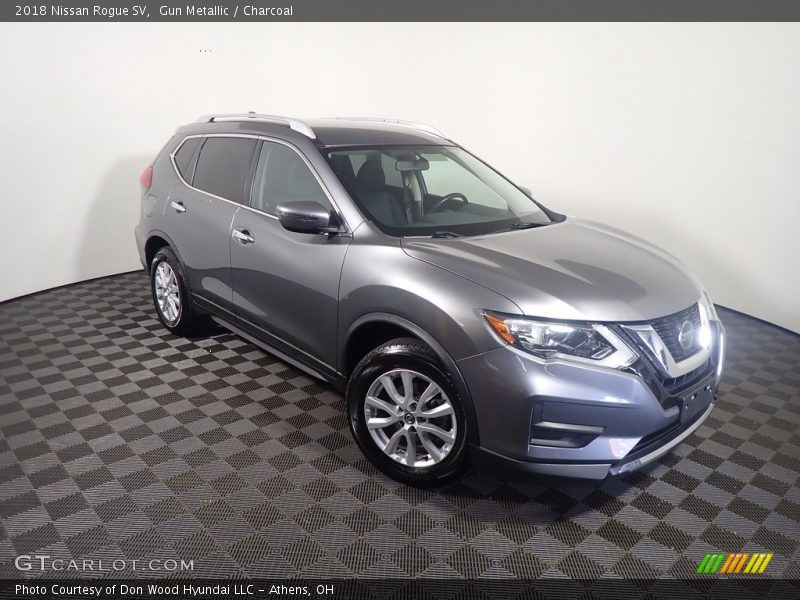 Gun Metallic / Charcoal 2018 Nissan Rogue SV
