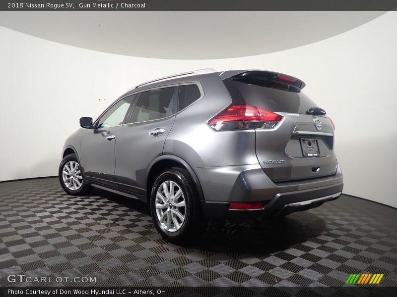 Gun Metallic / Charcoal 2018 Nissan Rogue SV