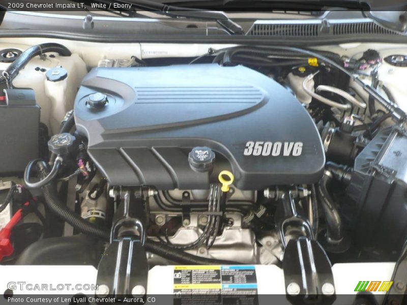 White / Ebony 2009 Chevrolet Impala LT