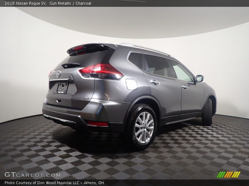 Gun Metallic / Charcoal 2018 Nissan Rogue SV