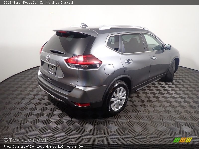 Gun Metallic / Charcoal 2018 Nissan Rogue SV