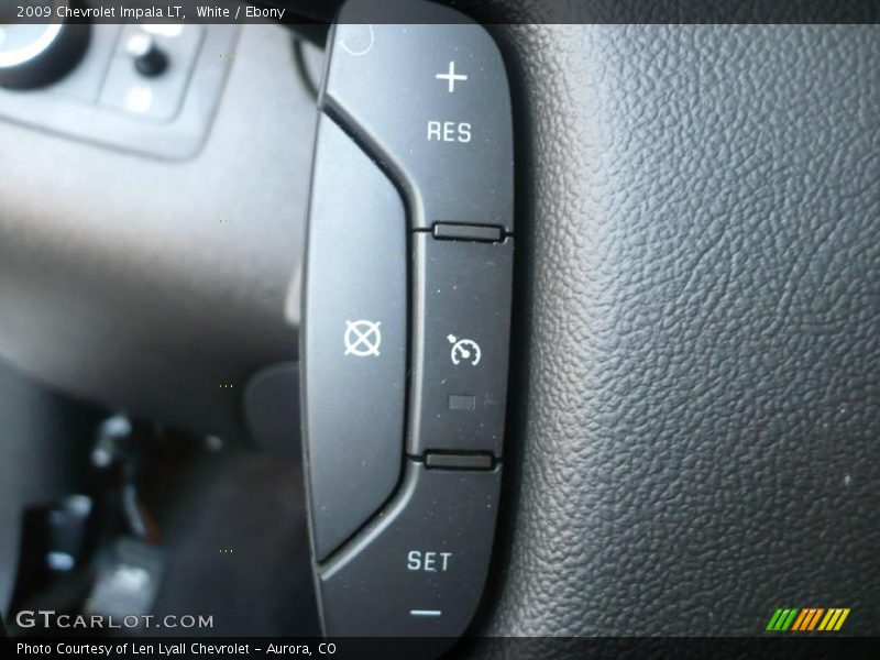 White / Ebony 2009 Chevrolet Impala LT