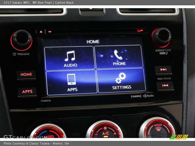Controls of 2017 WRX 