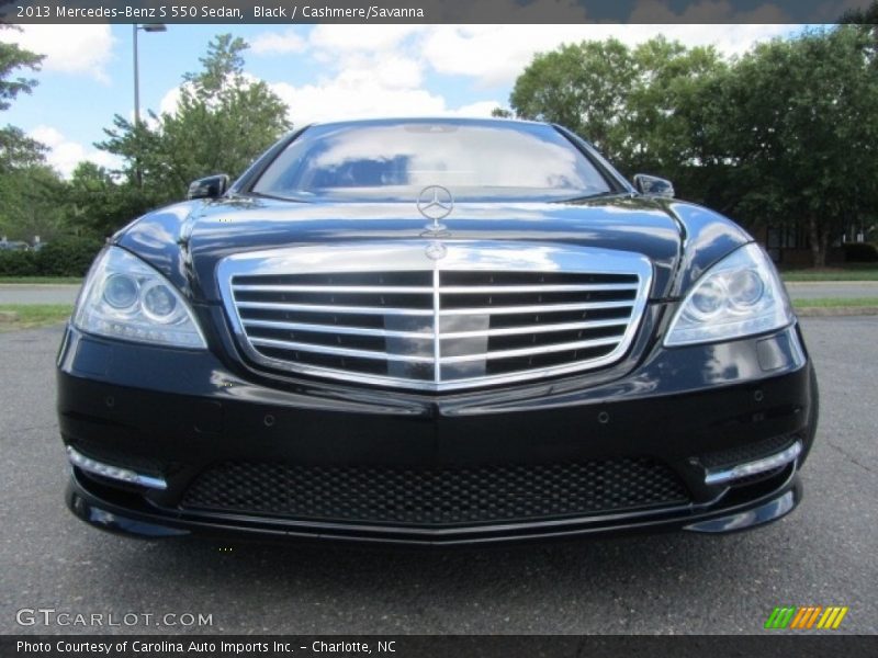 Black / Cashmere/Savanna 2013 Mercedes-Benz S 550 Sedan