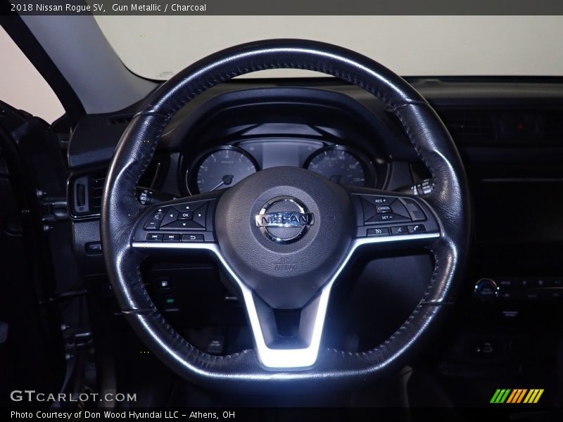 Gun Metallic / Charcoal 2018 Nissan Rogue SV