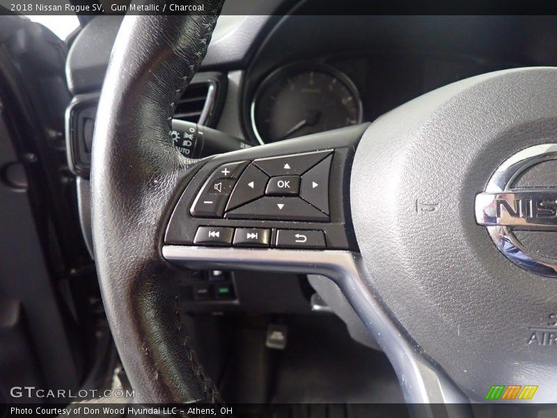 Gun Metallic / Charcoal 2018 Nissan Rogue SV