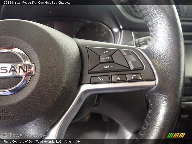 Gun Metallic / Charcoal 2018 Nissan Rogue SV