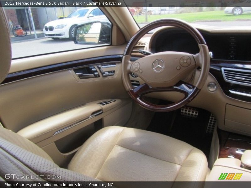 Black / Cashmere/Savanna 2013 Mercedes-Benz S 550 Sedan