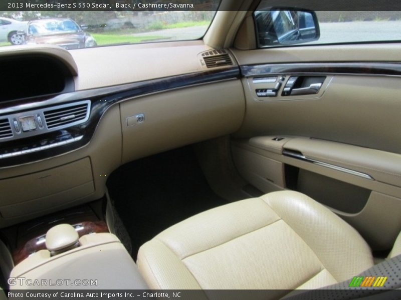 Black / Cashmere/Savanna 2013 Mercedes-Benz S 550 Sedan