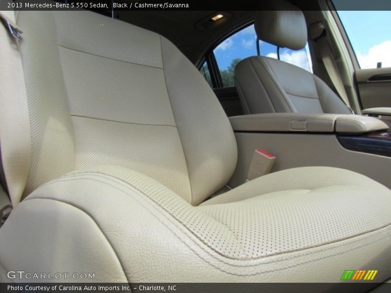 Black / Cashmere/Savanna 2013 Mercedes-Benz S 550 Sedan