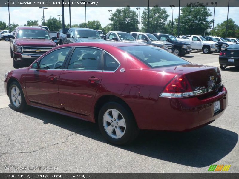 Red Jewel Tintcoat / Gray 2009 Chevrolet Impala LT