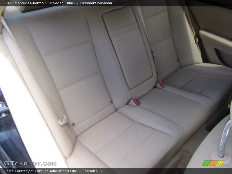 Black / Cashmere/Savanna 2013 Mercedes-Benz S 550 Sedan
