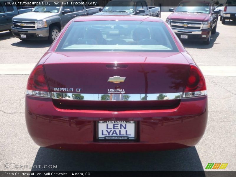 Red Jewel Tintcoat / Gray 2009 Chevrolet Impala LT