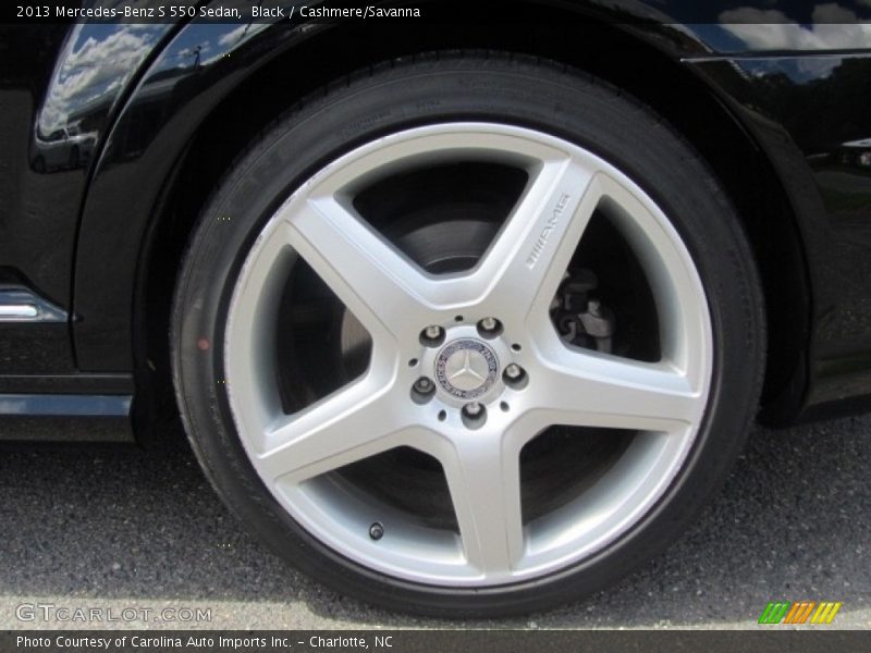 Black / Cashmere/Savanna 2013 Mercedes-Benz S 550 Sedan