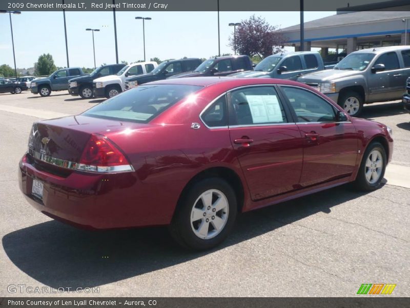 Red Jewel Tintcoat / Gray 2009 Chevrolet Impala LT