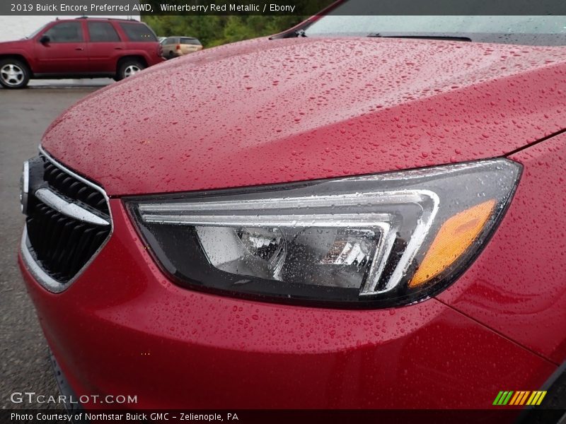 Winterberry Red Metallic / Ebony 2019 Buick Encore Preferred AWD