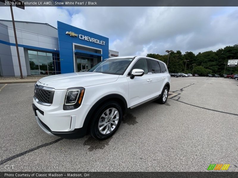Snow White Pearl / Black 2020 Kia Telluride LX AWD