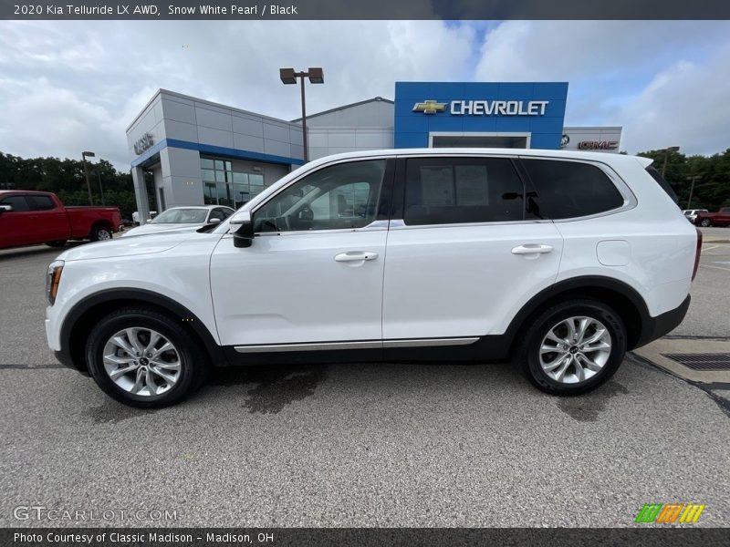 Snow White Pearl / Black 2020 Kia Telluride LX AWD