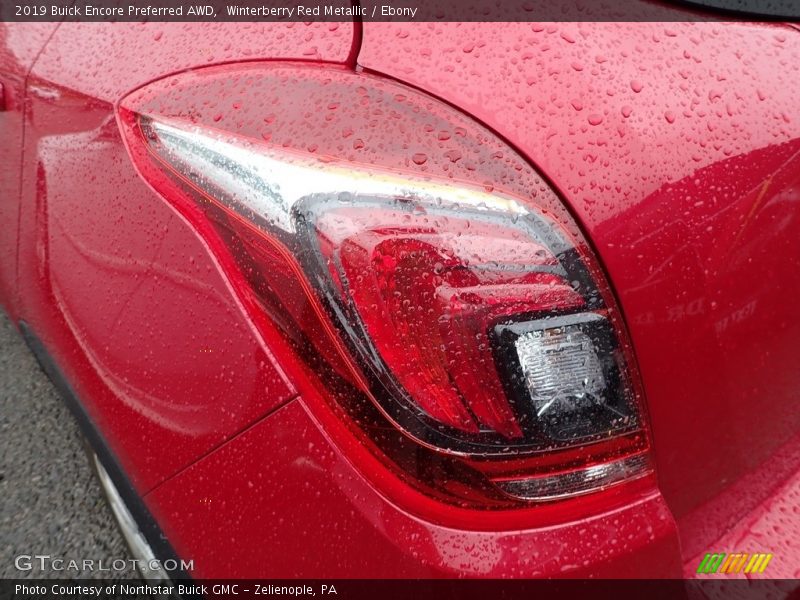 Winterberry Red Metallic / Ebony 2019 Buick Encore Preferred AWD
