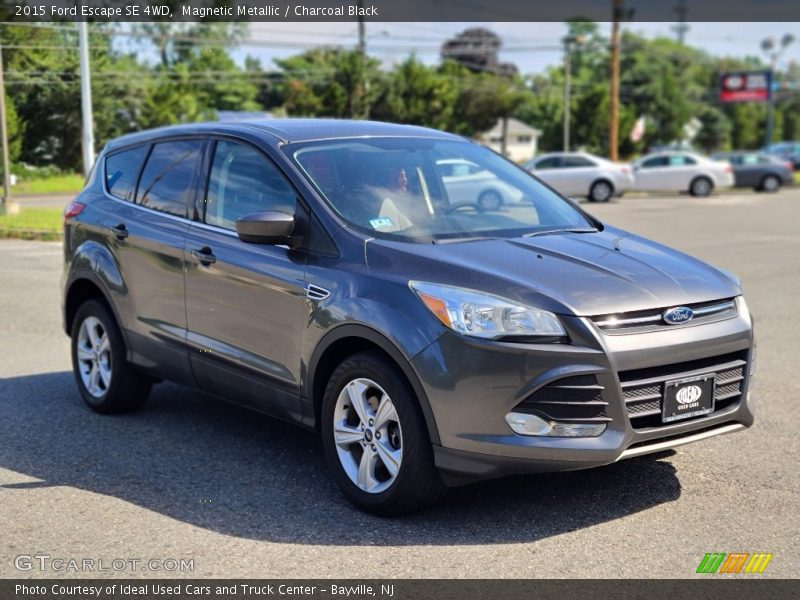 Magnetic Metallic / Charcoal Black 2015 Ford Escape SE 4WD