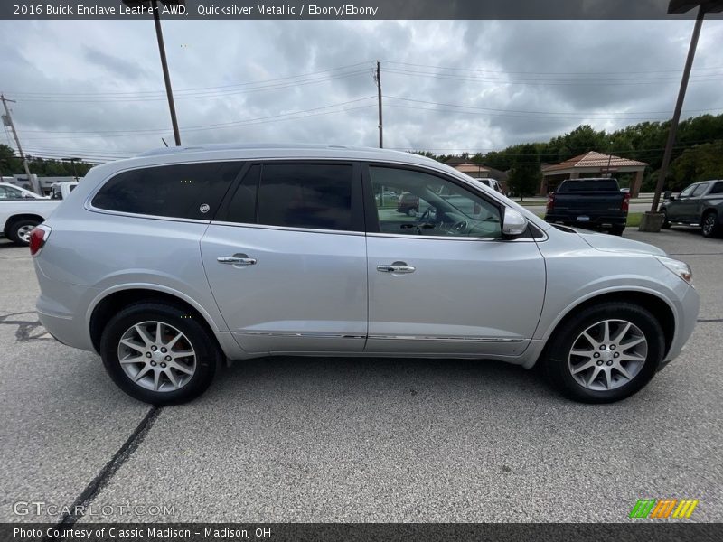 Quicksilver Metallic / Ebony/Ebony 2016 Buick Enclave Leather AWD