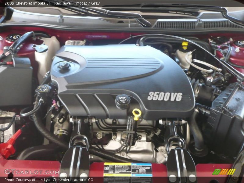 Red Jewel Tintcoat / Gray 2009 Chevrolet Impala LT