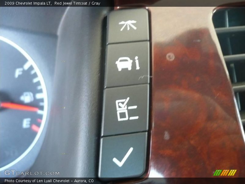 Red Jewel Tintcoat / Gray 2009 Chevrolet Impala LT