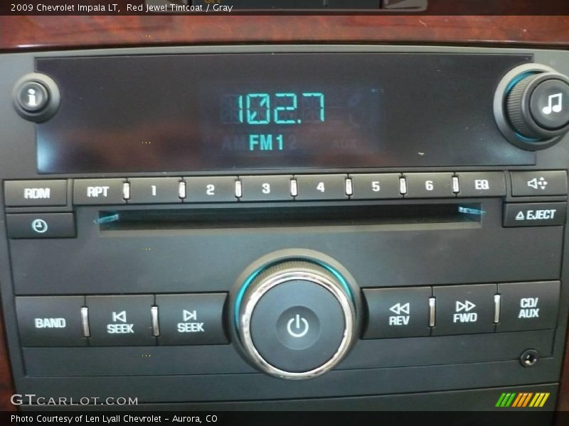 Red Jewel Tintcoat / Gray 2009 Chevrolet Impala LT