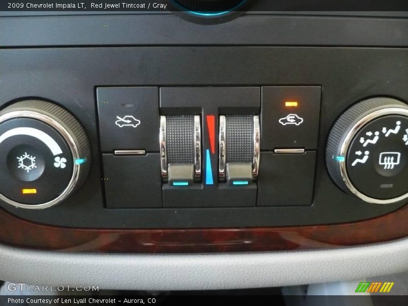 Red Jewel Tintcoat / Gray 2009 Chevrolet Impala LT