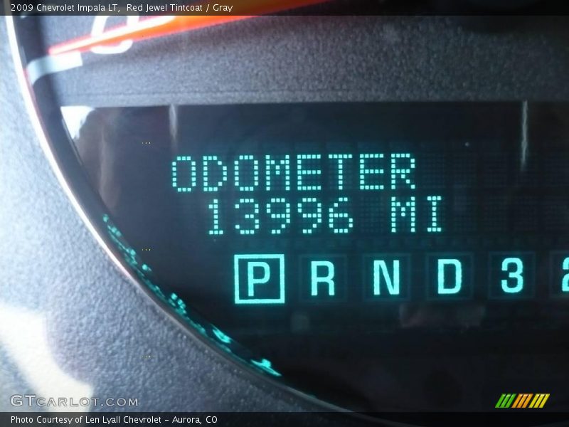 Red Jewel Tintcoat / Gray 2009 Chevrolet Impala LT