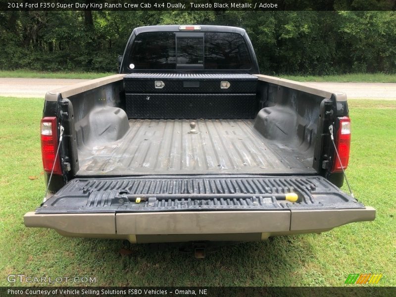 Tuxedo Black Metallic / Adobe 2014 Ford F350 Super Duty King Ranch Crew Cab 4x4 Dually