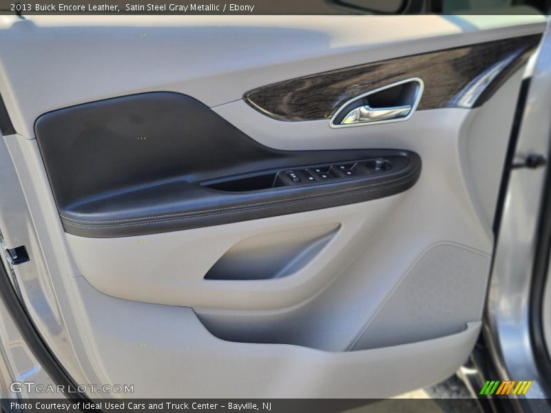 Satin Steel Gray Metallic / Ebony 2013 Buick Encore Leather