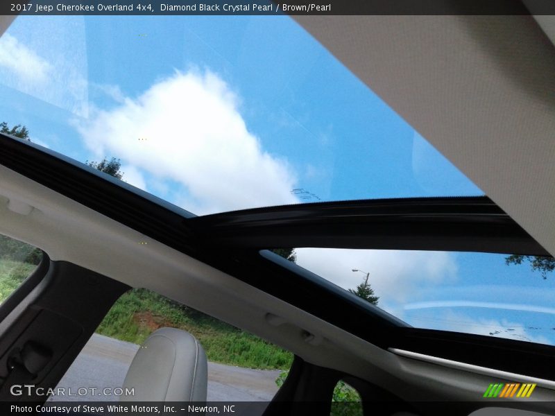 Sunroof of 2017 Cherokee Overland 4x4