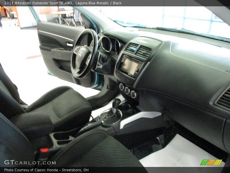 Laguna Blue Metallic / Black 2014 Mitsubishi Outlander Sport SE AWD