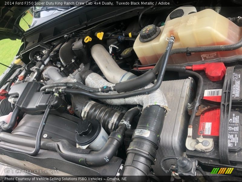 Tuxedo Black Metallic / Adobe 2014 Ford F350 Super Duty King Ranch Crew Cab 4x4 Dually