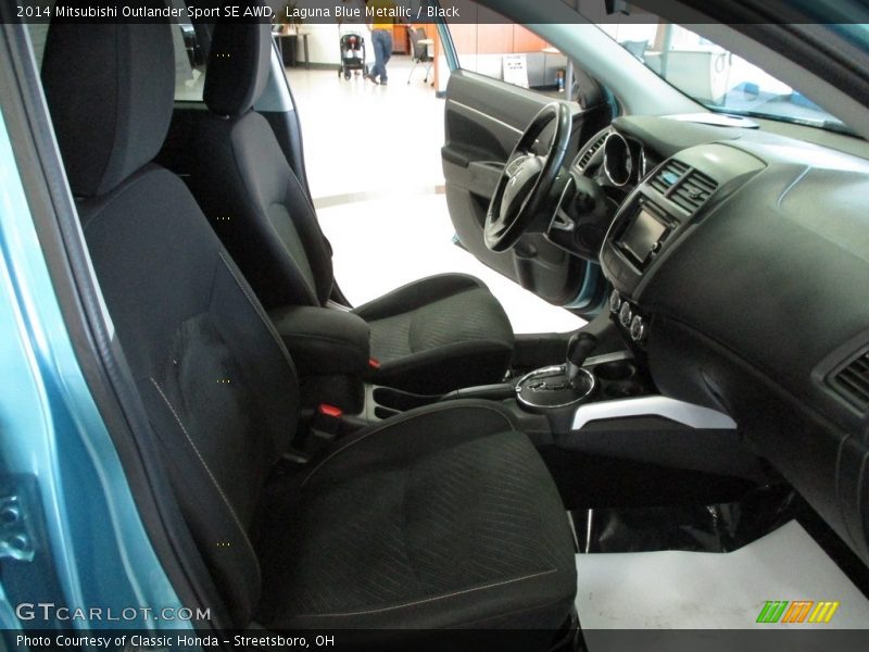 Laguna Blue Metallic / Black 2014 Mitsubishi Outlander Sport SE AWD