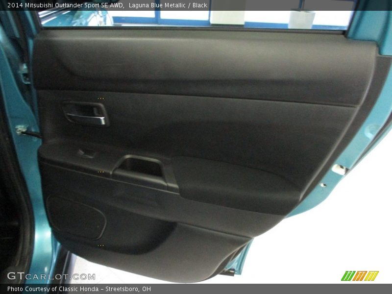 Laguna Blue Metallic / Black 2014 Mitsubishi Outlander Sport SE AWD