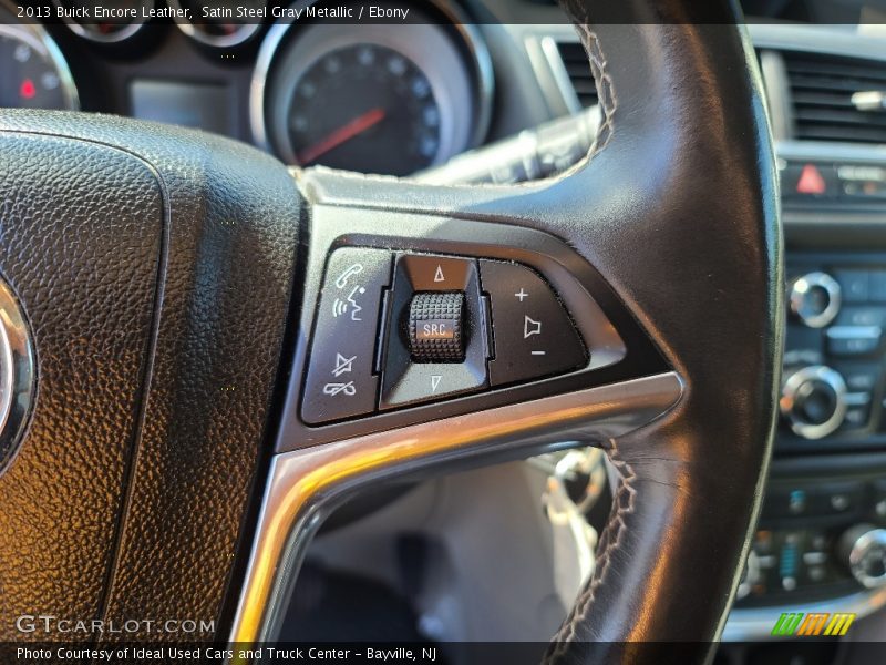 Satin Steel Gray Metallic / Ebony 2013 Buick Encore Leather