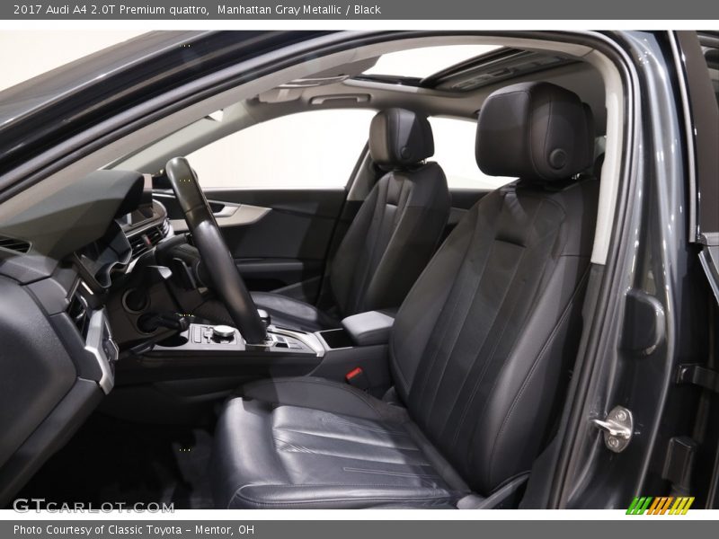 Manhattan Gray Metallic / Black 2017 Audi A4 2.0T Premium quattro