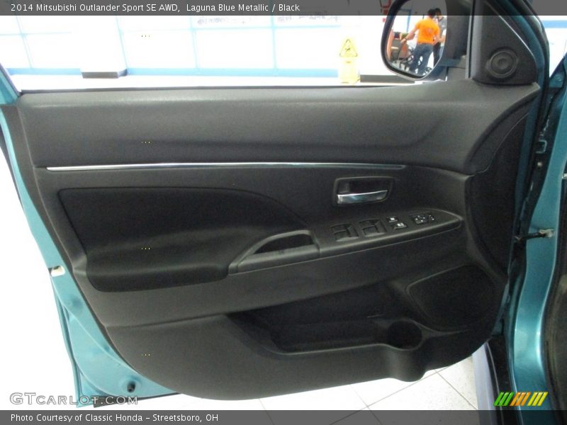 Laguna Blue Metallic / Black 2014 Mitsubishi Outlander Sport SE AWD