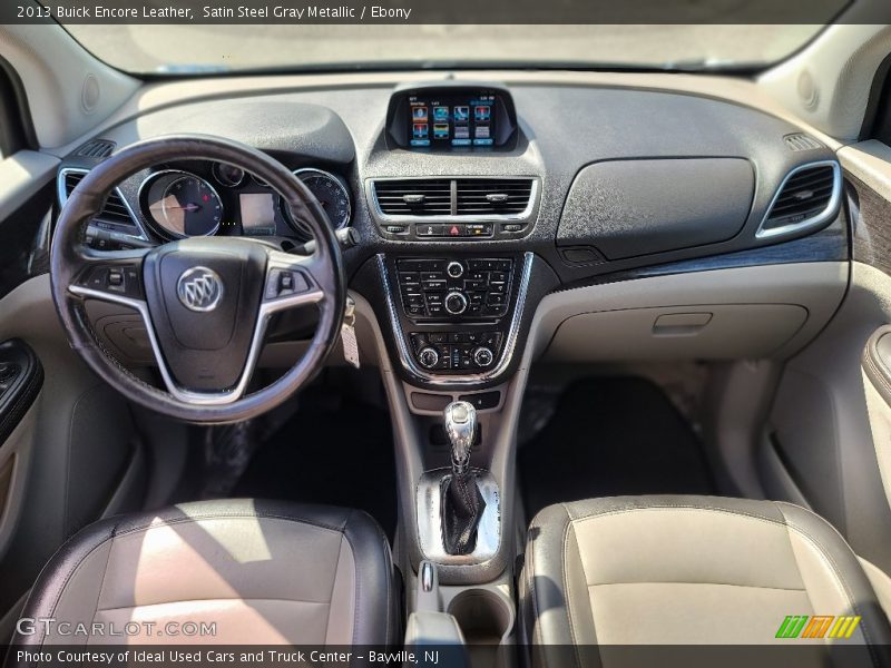 Satin Steel Gray Metallic / Ebony 2013 Buick Encore Leather