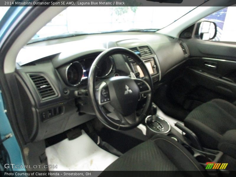 Laguna Blue Metallic / Black 2014 Mitsubishi Outlander Sport SE AWD