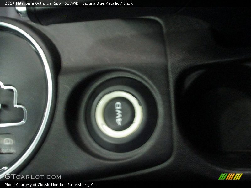 Laguna Blue Metallic / Black 2014 Mitsubishi Outlander Sport SE AWD