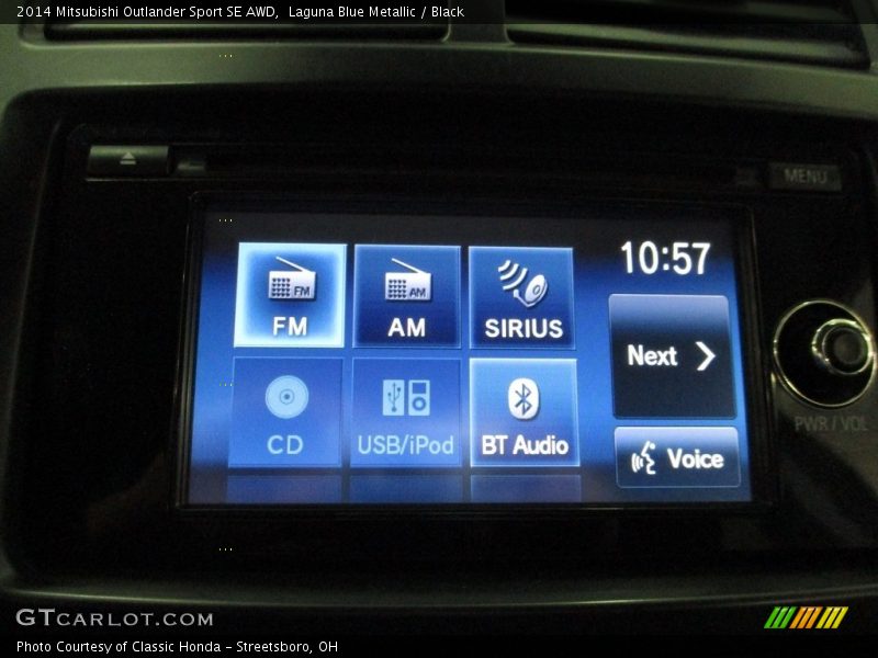 Laguna Blue Metallic / Black 2014 Mitsubishi Outlander Sport SE AWD