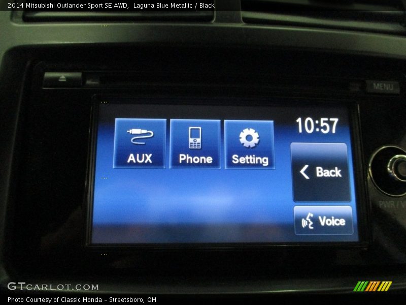 Laguna Blue Metallic / Black 2014 Mitsubishi Outlander Sport SE AWD