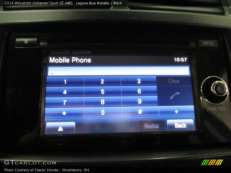 Laguna Blue Metallic / Black 2014 Mitsubishi Outlander Sport SE AWD