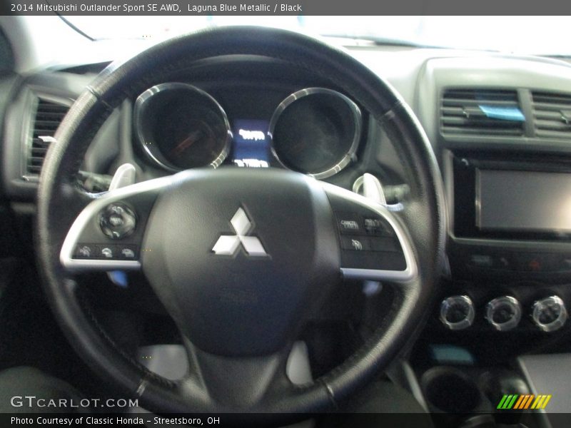 Laguna Blue Metallic / Black 2014 Mitsubishi Outlander Sport SE AWD